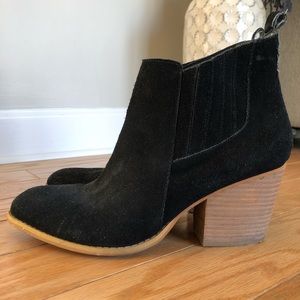 Black Suede Booties